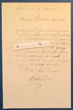 Chandon lettre 1888 d'occasion  Rillieux-la-Pape