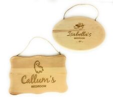 Personalised wooden hanging for sale  Shipping to Ireland