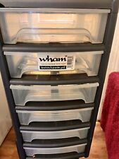 Plastic shallow 6drawer for sale  ORPINGTON