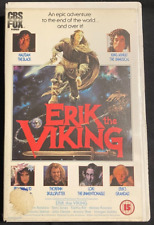 Erik The Viking Ex Rental VHS Video Tape Movie 1989 White Big Box Film na sprzedaż  Wysyłka do Poland