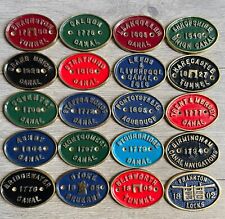 Canal brass plaques for sale  ASHFORD