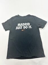 Camisa Nike Para Hombre Grande Negra Madrid Just Do It Mangas Cortas Fútbol Ciudad Edición segunda mano  Embacar hacia Argentina