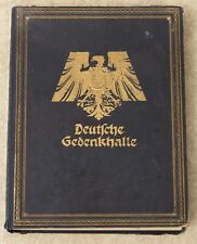 Buch deutsche gedenkhalle gebraucht kaufen  Nürnberg