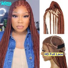 Synthetic Transparent HD Full Lace Braided Wig ForBlack Women Crochet Braid Hair for sale  Shipping to South Africa