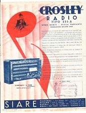 Uu285 crosley radio usato  Lugo