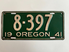 1941 oregon license for sale  Poughkeepsie