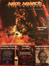 Amon Amarth, The Crusher, Anúncio Promocional de Página Inteira comprar usado  Enviando para Brazil
