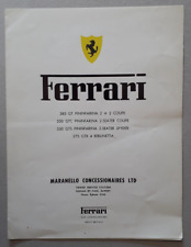 Ferrari range brochure for sale  BOURNE