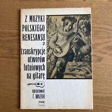 Muzyki polskiego renesansu for sale  BURY ST. EDMUNDS