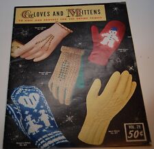 Guantes y guantes para tejer y ganchillo vintage 1953 usados segunda mano  Embacar hacia Mexico