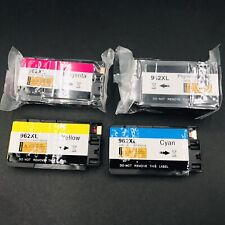 962XL Ink Cartridge Combo Pack Black Cyan Magenta Yellow Office Jet Pro, used for sale  Shipping to South Africa