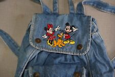 Bolsa jeans bordada vintage anos 90 Mickey & Minnie Mouse & Pluto comprar usado  Enviando para Brazil