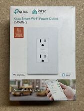 TP Link Kasa Smart Wifi Outlet 2 Outlet Plug In Home Power Individual Control for sale  Shipping to South Africa