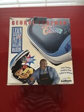 Grelhador George Foreman-In cores-AZUL magro médio redutor de gordura máquina de grelhar, usado comprar usado  Enviando para Brazil