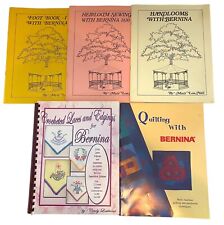 Bernina Books Lot of 5 - Mary Lou Nall - Cindy Losekamp - Sewing, Crocheting VTG for sale  Shipping to South Africa