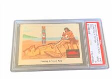 1959 Cartão de negociação Indiano Psa 8 Woodland Plains Native #43 Escultura Totem Vintage comprar usado  Enviando para Brazil