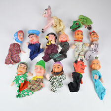 13 Antiguo Marionetas de Mano - Teatro de Marionetas Títeres-Vintage-Plástico segunda mano  Embacar hacia Spain
