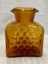Vintage blenko amber for sale  Mishawaka