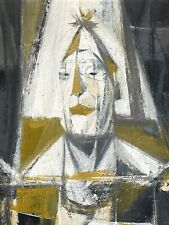 Pintura a óleo original escocesa Douglas Abercrombie (1934-2021) palhaço comprar usado  Enviando para Brazil