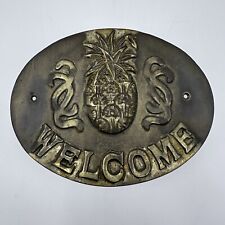 Solid brass welcome for sale  Wyoming
