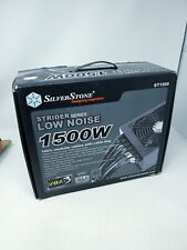 SilverStone ST1500 Strider Series 1500W 80 Plus caixa prata e manual , usado comprar usado  Enviando para Brazil