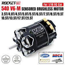 Motor sensor sem escova ROCKET 540 V6M 3.175 alta condutividade para carro de controle remoto 1:10 comprar usado  Enviando para Brazil