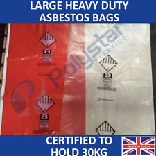 Asbestos waste bags for sale  UK