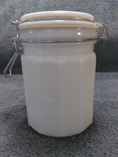 Milk glass canister for sale  Anderson