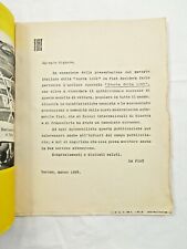 Vecchio libretto brochure usato  Torricella Del Pizzo