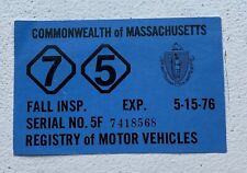 inspection sticker for sale  New York