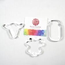 Ann Clark Cookie Cutters 3 Piece With Recipe Booklet Farm Animals for sale  Shipping to South Africa