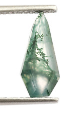 Used, Tree Moss Agate Faceted Shield Shape 1.5 Ct. Loose Natural Cut Gemstone 13X6mm  for sale  Shipping to South Africa