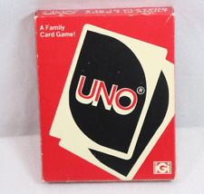 Vintage 1979 UNO Jogo de Cartas 108 Cartas Conjunto Completo Caixa Original Cartões Nunca Usado comprar usado  Enviando para Brazil