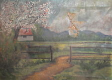 Used, Antique oil painting landscape impressionism for sale  Shipping to Canada