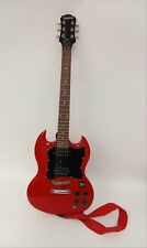 Epiphone By Gibson SG-2003 Red Electric Guitar With Red Strap Right Handed for sale  Shipping to South Africa