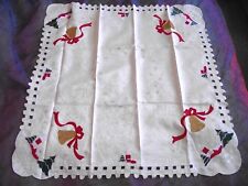 Christmas tablecloth embroider for sale  BIRMINGHAM