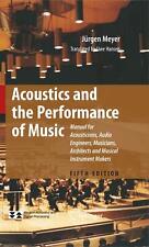 Acústica e performance musical: manual para acústicos, engenheiros de áudio comprar usado  Enviando para Brazil