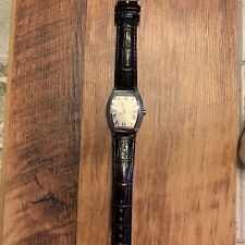 Usado, Relógio de quartzo feminino SKC pulseira de couro marrom escuro tom prata - Nova bateria comprar usado  Enviando para Brazil