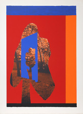 Menashe Kadishman, Tree IN (Red and Orange), Screen Print, Signed Number for sale  Shipping to South Africa