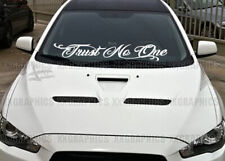 Trust No One Windshield Decal Sticker JDM Banner KDM Euro Slammed Lowered USDM for sale  Shipping to South Africa