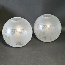 Paire globes verre d'occasion  Thiron-Gardais