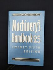 Machinery's Handbook 25 Guide 25a edición prensa industrial 1996 primera impresión segunda mano  Embacar hacia Argentina