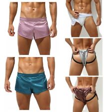 Para hombres Boxer Pantalones Cortos Cintura Ropa Interior Medios Pantalones Ropa de Playa Pijama Parte Inferior, usado segunda mano  Embacar hacia Argentina
