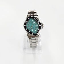 Used, Laarvee PEA001 Silver Precision Steel Watch - Turquoise Dial PH / Black Bezel for sale  Shipping to South Africa