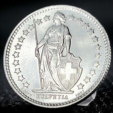 *Hermosa* Auténtica Moneda de Plata Suiza 1/2 Franco 0,835 (83,5%)  segunda mano  Embacar hacia Argentina