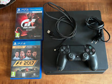 Sony PlayStation 4 Slim - 1TB - Jet Black + 1 controller +2 games comprar usado  Enviando para Brazil