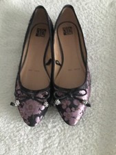 SPLENDIDO PAIO DI POMPE PER BALLETTO NERO/ROSA - TAGLIA 6 - usato  Spedire a Italy