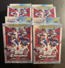 Usado, Lote De (3) 2022 Topps Chrome Série de atualização de beisebol Cabide Caixa Lacrada Julio Witt comprar usado  Enviando para Brazil