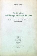 Antitrinitari nell orientale usato  Italia