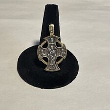 Cross pendant saint for sale  Chelsea